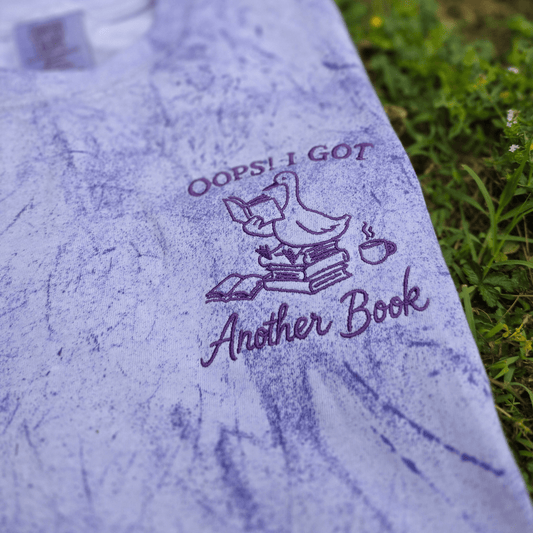 Oops! I Got Another Book Embroidered Shirt