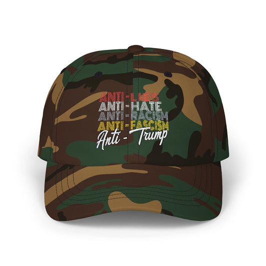Anti Hate Embroidered Dad Hat - Starry Skies Austin
