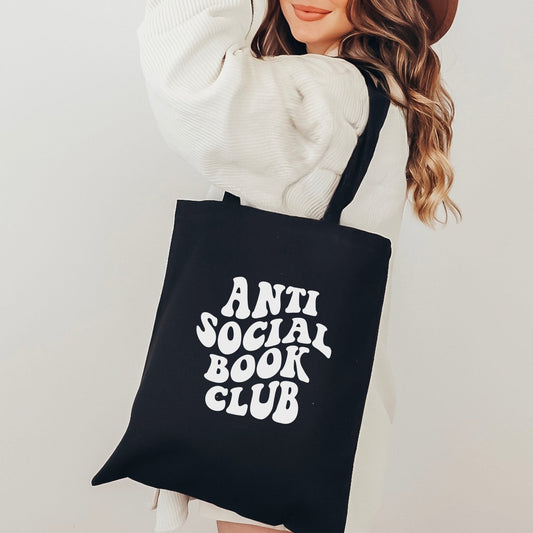 Anti-Social Book Club Canvas Tote Bag - Starry Skies Austin