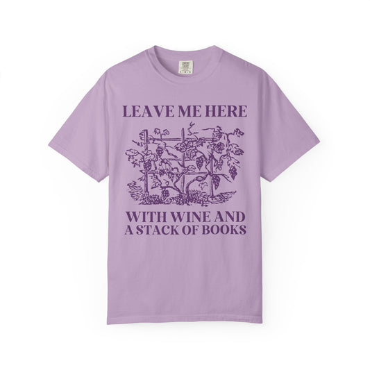 Books and Wine Tee - Starry Skies Austin