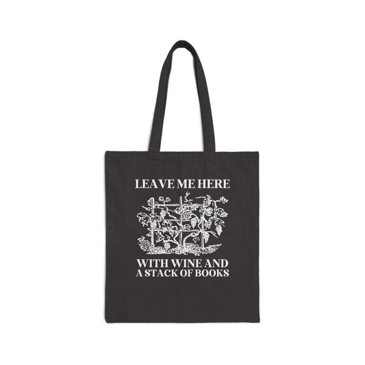 Books and Wine Tote Bag - Starry Skies Austin
