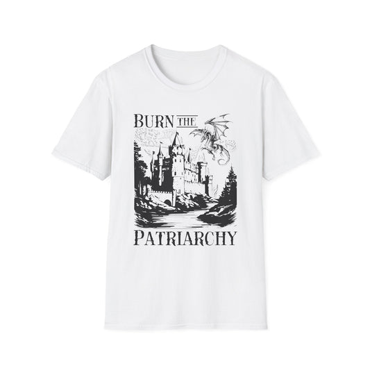 Burn The Patriarchy Dragon Softstyle Tee - Starry Skies Austin