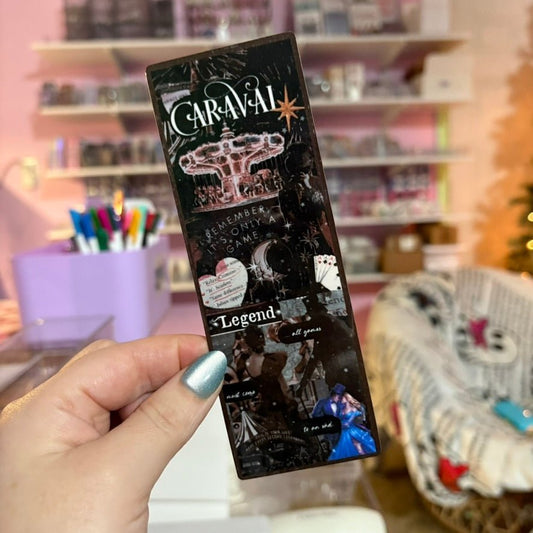 Caraval Inspired Collage Bookmark - Starry Skies Austin