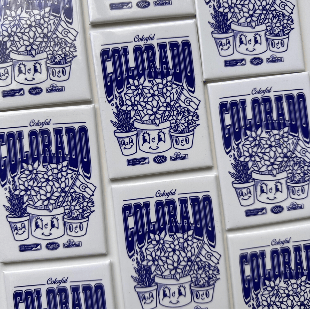 Colorful Colorado Magnets | Plantitas by YAMZ WORLD - Starry Skies Austin