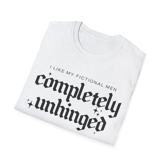 Completely Unhinged Morally Grey Softstyle Tee - Starry Skies Austin