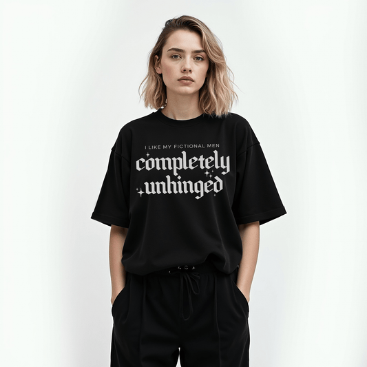 Completely Unhinged Morally Grey Softstyle Tee - Starry Skies Austin