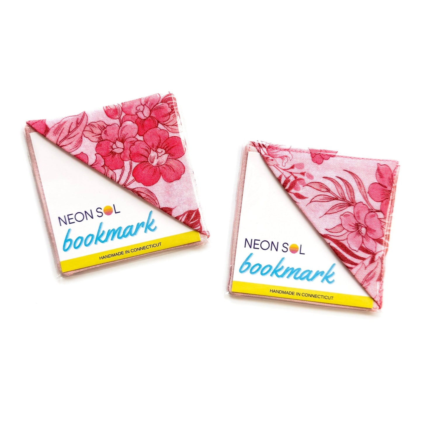Corner Bookmark | pink flower garden - Starry Skies Austin