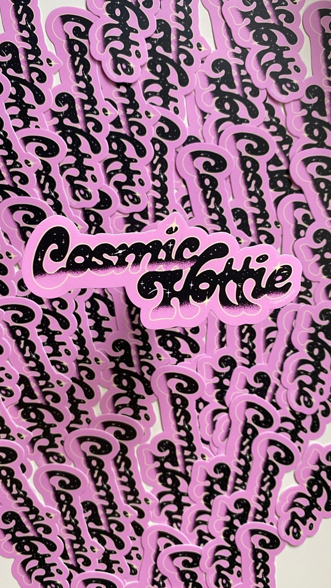 Cosmic Hottie Sticker - Starry Skies Austin