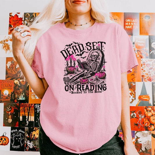 Dead Set on Reading Gildan Softstyle Shirt - Starry Skies Austin