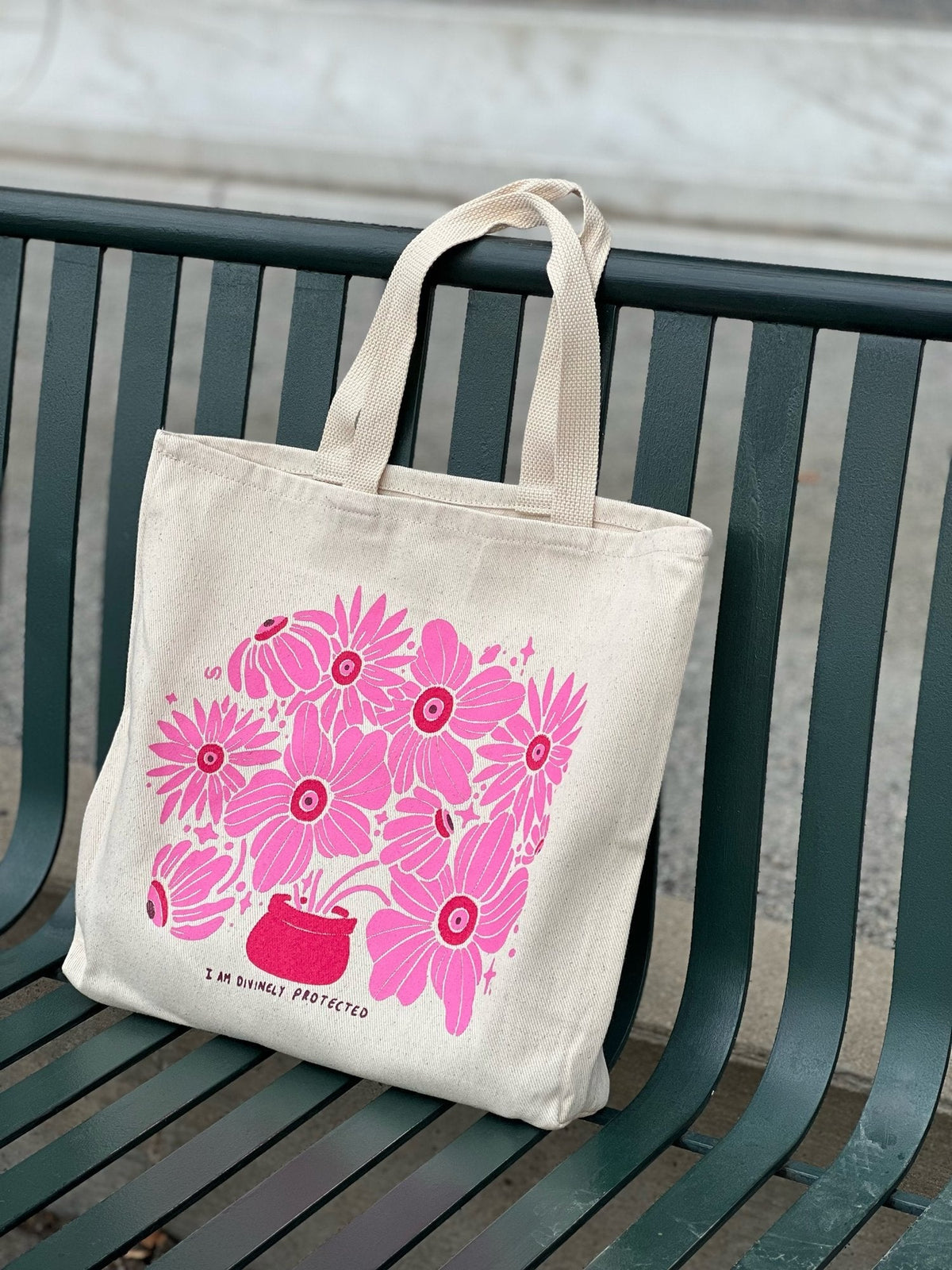 Divinely Protected Tote Bag - Starry Skies Austin