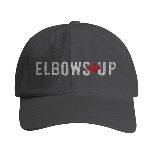 Elbows Up Canada Embroidered Dad Hat - Starry Skies Austin