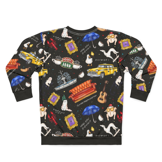 Friends Inspired Graphic Sweatshirt - Starry Skies Austin