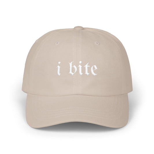 Gothic Sarcastic I Bite Dad Hat - Starry Skies Austin