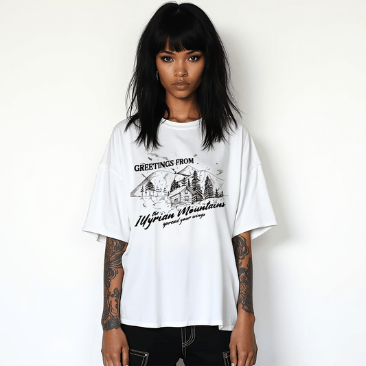 Greetings From the Illyrian Mountains Softstyle Tee - Starry Skies Austin