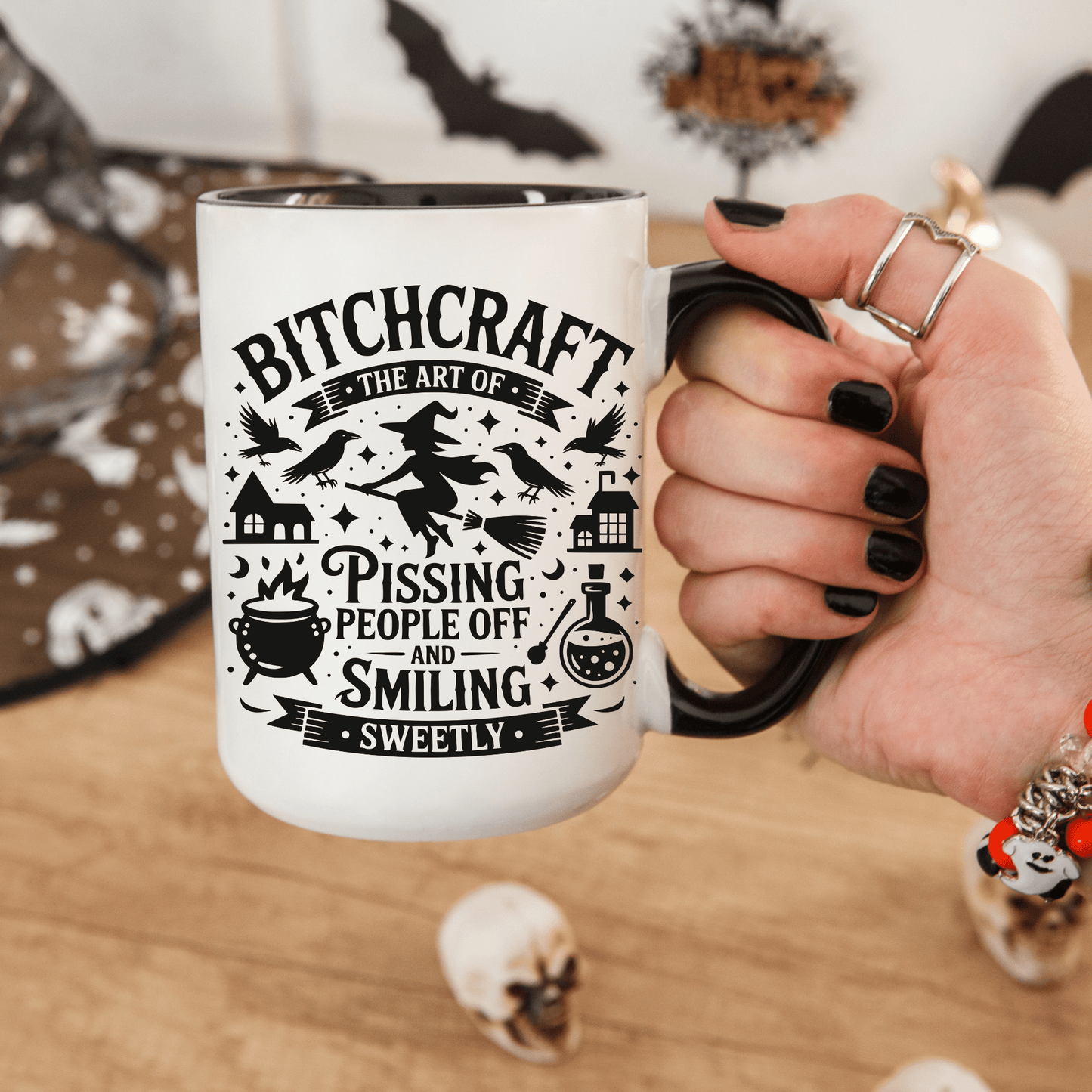Halloween Witch Mug - Starry Skies Austin