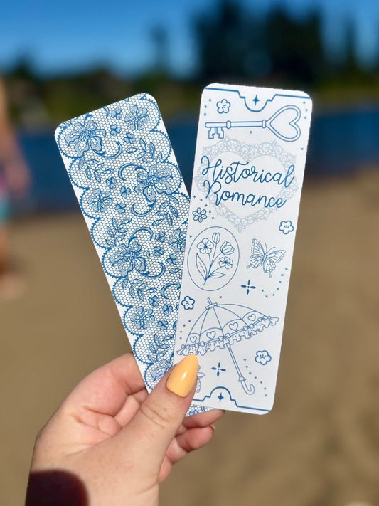 Historical Romance Dual-Sided Matte Cardstock Bookmark - Starry Skies Austin