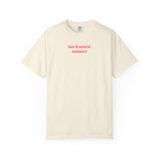 Hot Feminist Summer Tee Shirt - Starry Skies Austin
