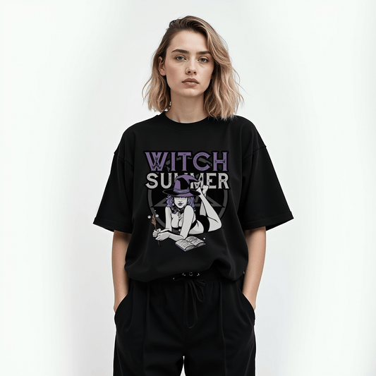 Hot Witch Summer Softstyle Tee - Starry Skies Austin