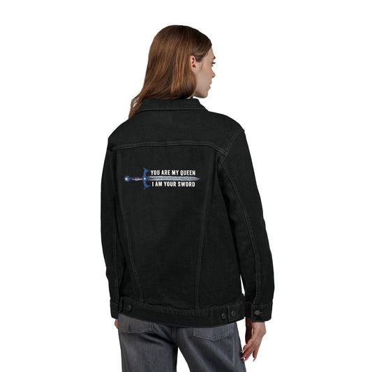 I Am Your Sword Denim Jacket | Official Penn Cole Merchandise - Starry Skies Austin
