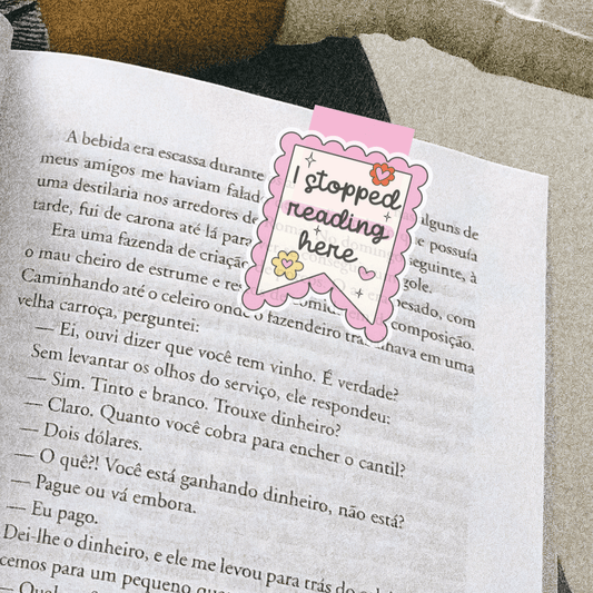 I Stopped Reading Here Magnetic Bookmark - Starry Skies Austin