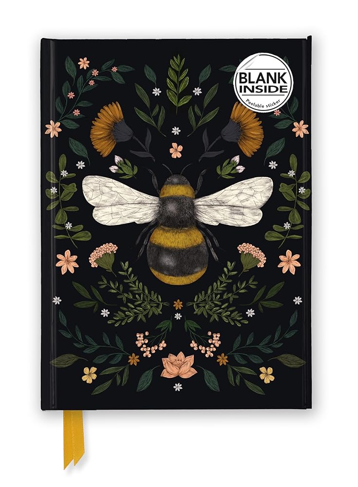 Jade Mosinski: Bee (Foiled Blank Journal) (Flame Tree Blank Notebooks) by Flame Tree Studio - Starry Skies Austin