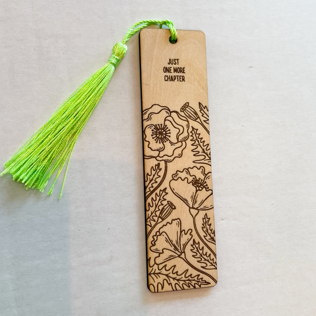 Just One More Chapter Wooden Bookmark - Starry Skies Austin