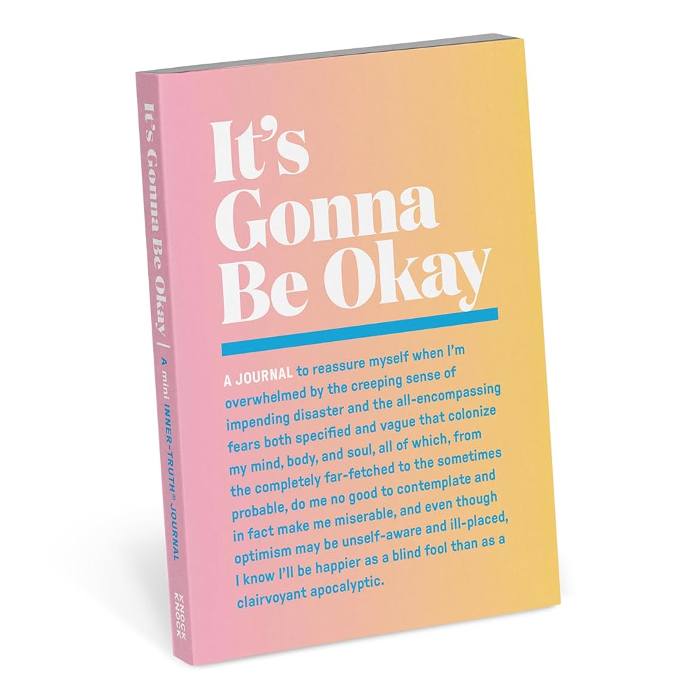 Knock Knock It's Gonna Be Okay Mini Inner-Truth® Journal (Pastel Version) (Mini Inner-truth Journals) by Knock Knock - Starry Skies Austin