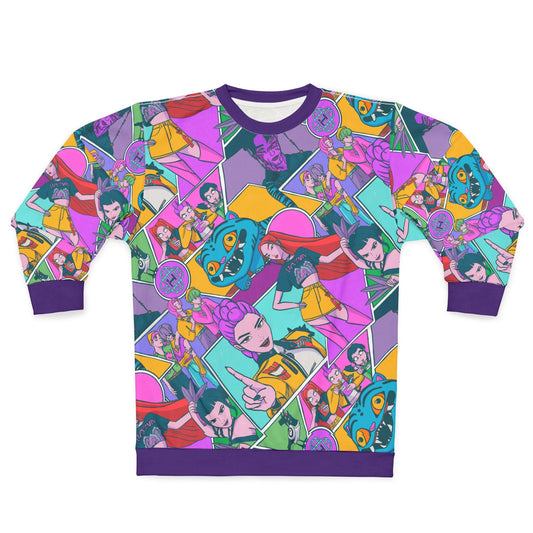 Kpop Demon Hunters Inspired Graphic Sweatshirt - Starry Skies Austin