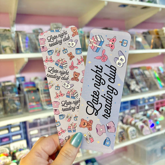 Late Night Readers Club Dual-Sided Cardstock Bookmark - Starry Skies Austin