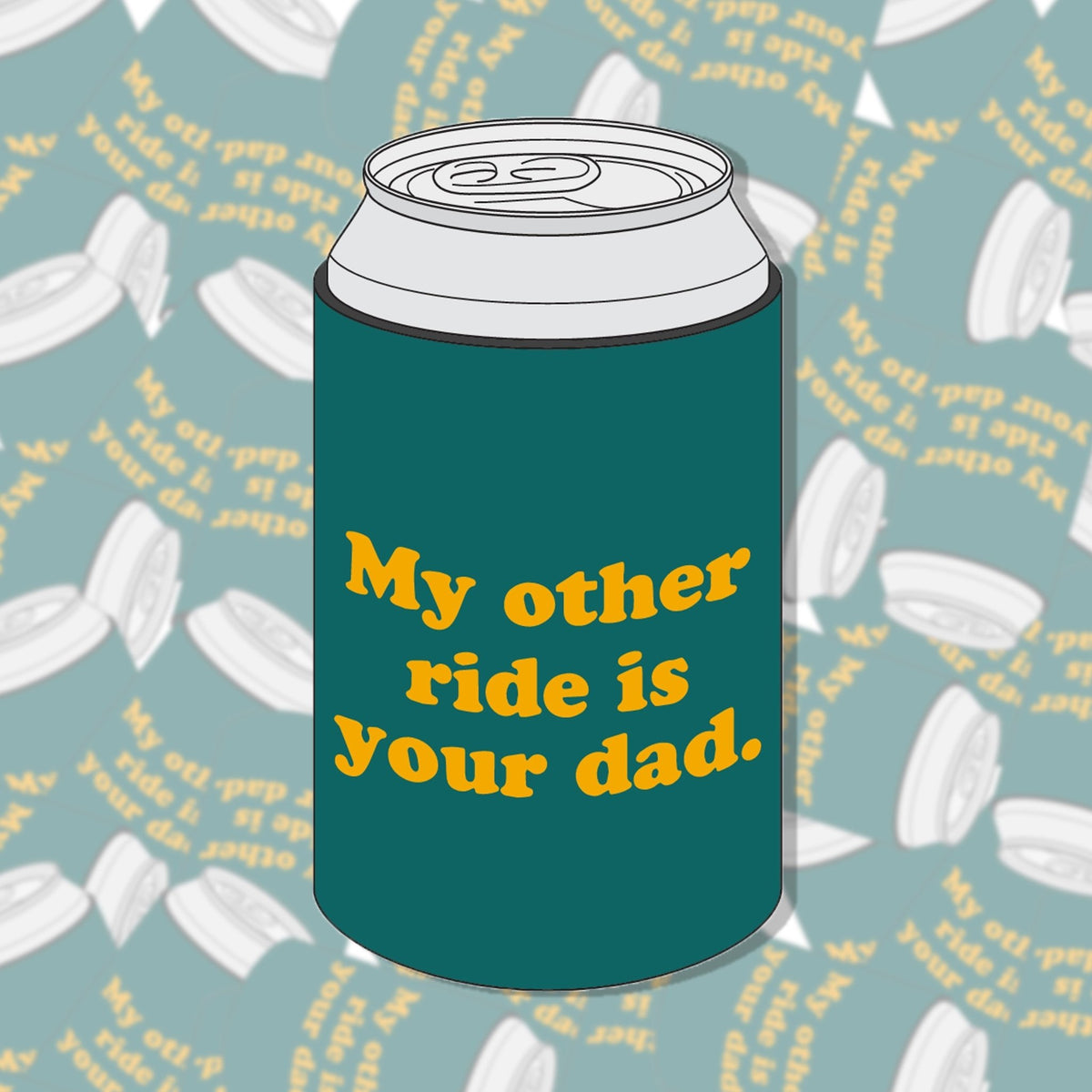 My Other Ride Is Your Dad Can Cooler - Starry Skies Austin
