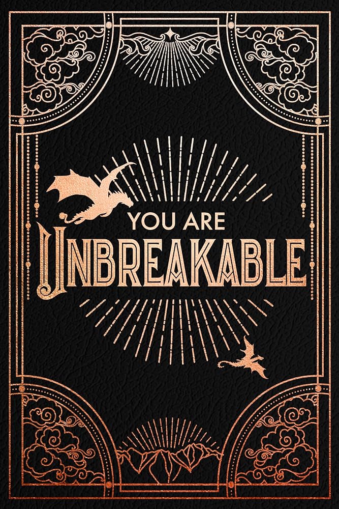 Official Iron Flame Journal: You Are Unbreakable Edition with Lined Pages by Rebecca Yarros - Starry Skies Austin
