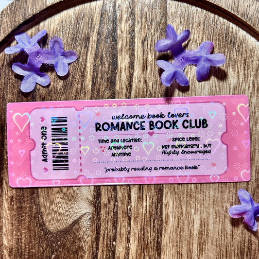 Romance Book Club Cardstock Bookmark - Starry Skies Austin