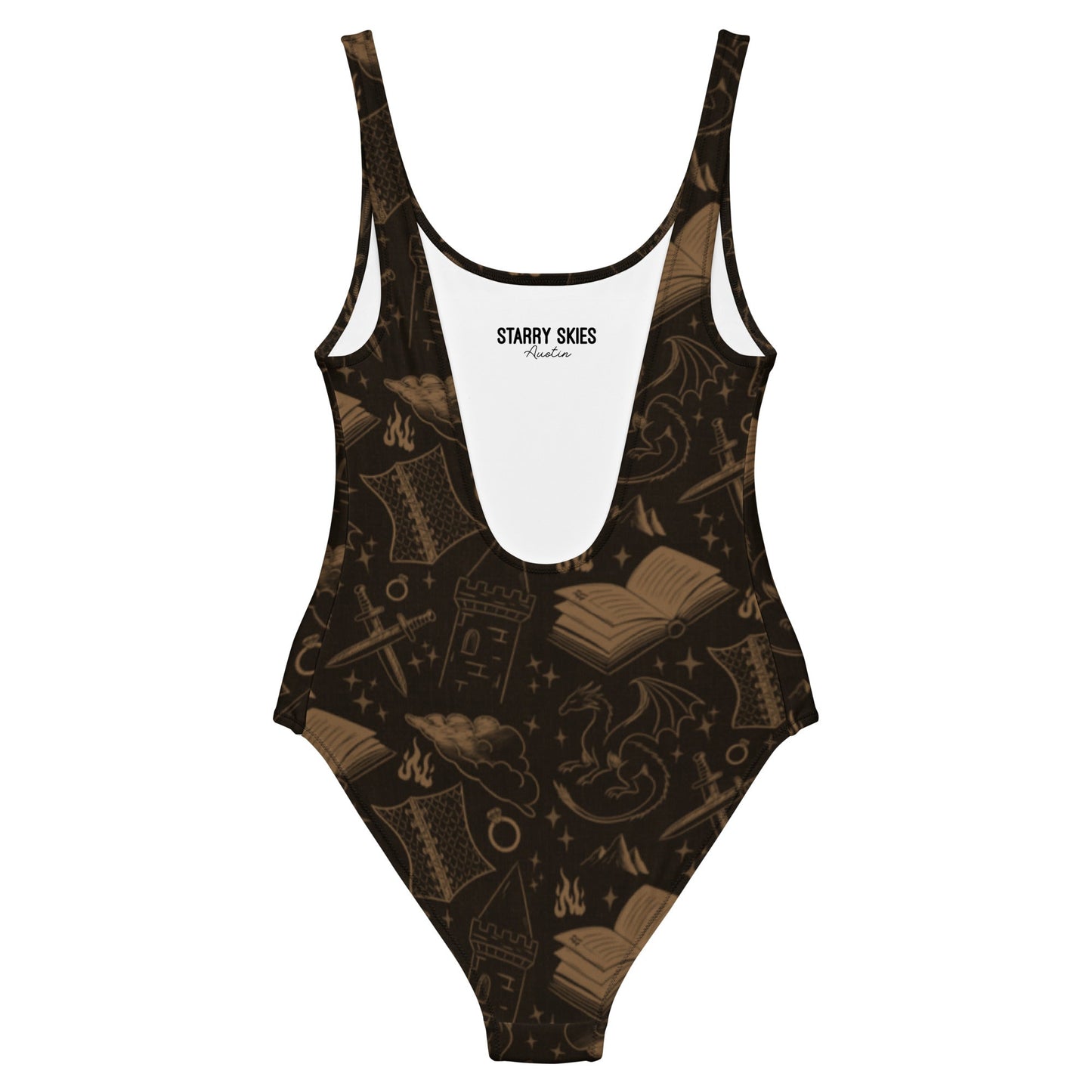 Romantasy Reader One - Piece Swimsuit - Starry Skies Austin