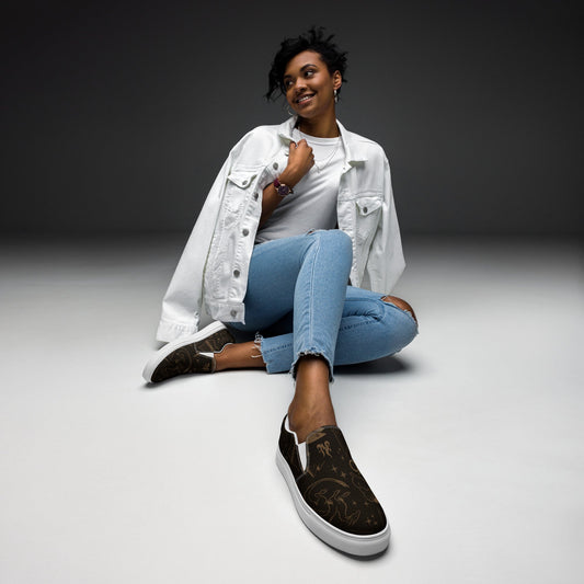 Romantasy slip - on canvas shoes - Starry Skies Austin