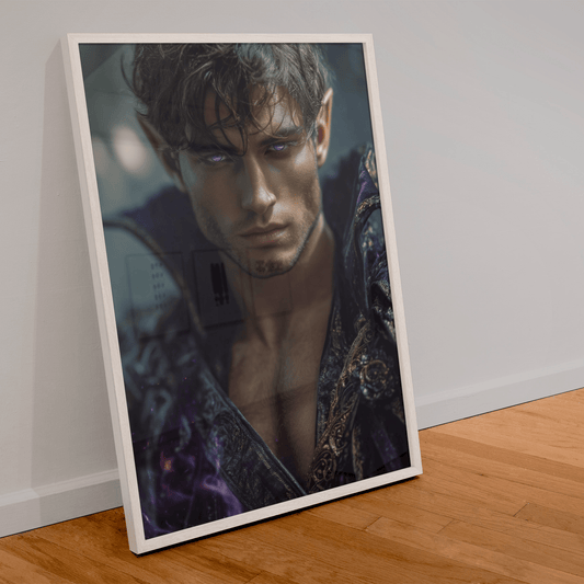 Shadow Daddies Fantasy Book Boyfriend Art Prints | Original Dark Romance Artwork - Starry Skies Austin