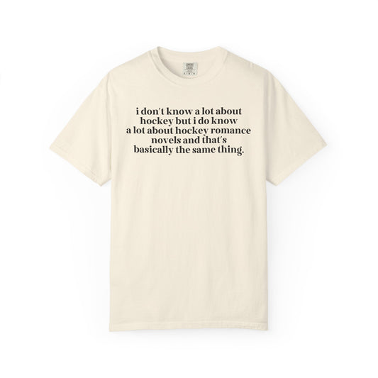 Silly Hockey Romance Reader Tee Shirt - Starry Skies Austin
