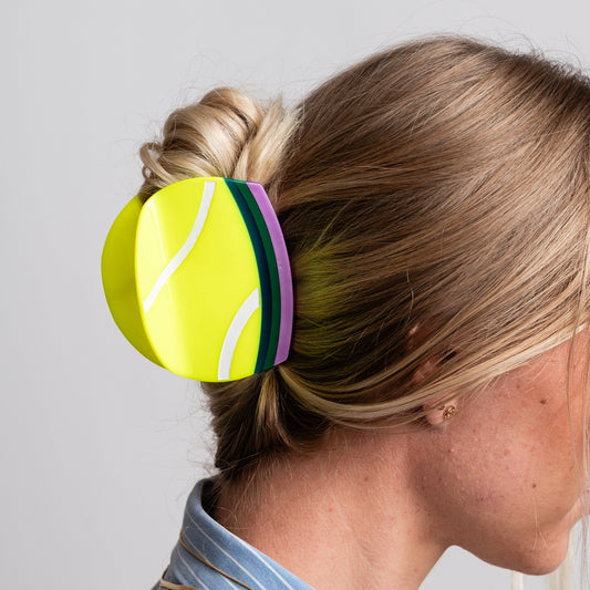 Tennis Ball Hair Claw - Starry Skies Austin