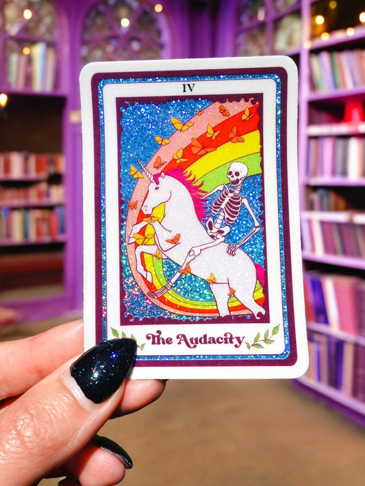 The Audacity Tarot Sticker - Starry Skies Austin