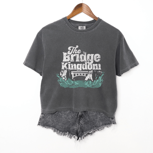 The Bridge Kingdom Crop Tee - Starry Skies Austin