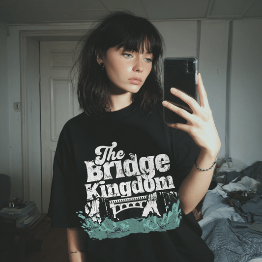 The Bridge Kingdom Oversized Tee - Starry Skies Austin