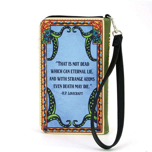 The Call Of Cthulhu Book Wallet Wristlet - Starry Skies Austin