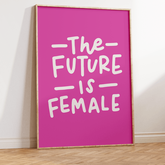 The Future Is Female Unframed Art Print - Starry Skies Austin
