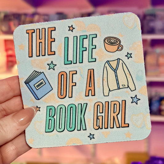 The Life of a Book Girl Coaster - ONE Coaster - Starry Skies Austin
