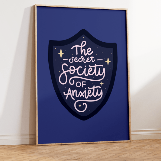 The Secret Society of Anxiety Unframed Art Print - Starry Skies Austin
