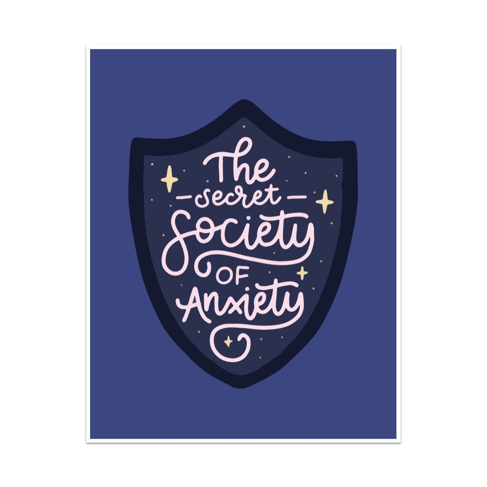 The Secret Society of Anxiety Unframed Art Print - Starry Skies Austin