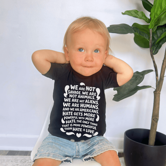 We are Humans Toddler Graphic Tee - Starry Skies Austin