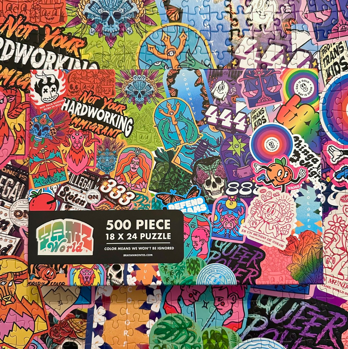 YAMZ Collage Puzzle - Starry Skies Austin