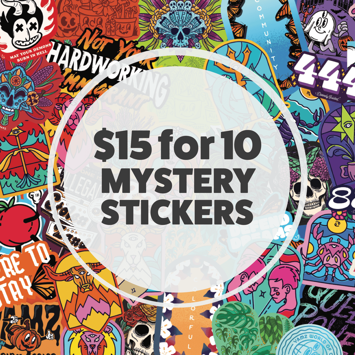 YAMZ Mystery Stickers - Starry Skies Austin