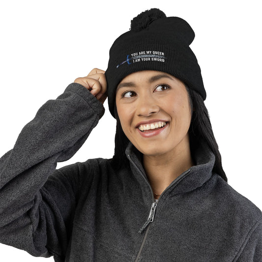 You Are My Queen, I Am Your Sword Beanie | Official Penn Cole Merchandise - Starry Skies Austin