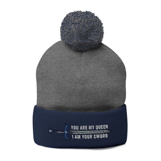 You Are My Queen, I Am Your Sword Beanie | Official Penn Cole Merchandise - Starry Skies Austin